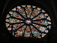 Lyon, Cathedrale Saint Jean, Rosace